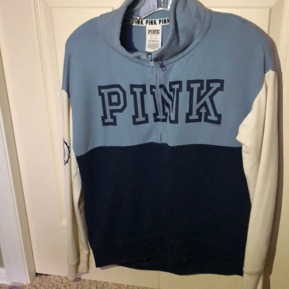 Quarter pink sweatshirt